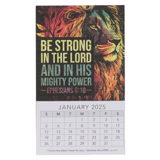 Christian Art Gifts - 2025 Mini Magnetic Calendar