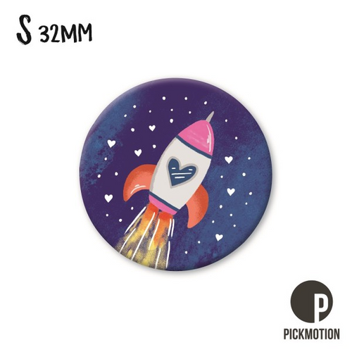 Pickmotion Magnet Small - Space Rocket
