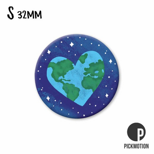 Pickmotion Magnet Small - Earth Heart