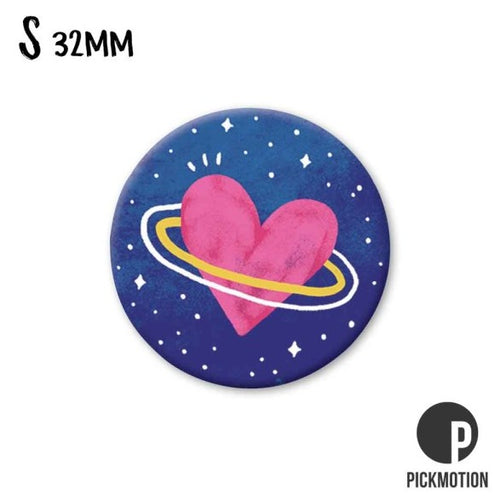 Pickmotion Magnet Small - Saturn Heart