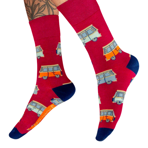 Powder Men's Socks - Vintage Van