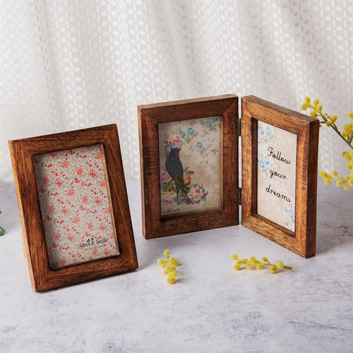 Sass & Belle Photo Frame - Dark Wood Photo Frame