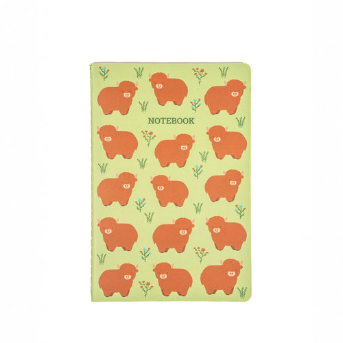 Sass & Belle Notebook - Highland Cow A5