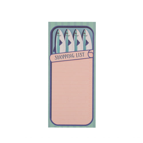 Sass & Belle List Pad - Tin of Sardines