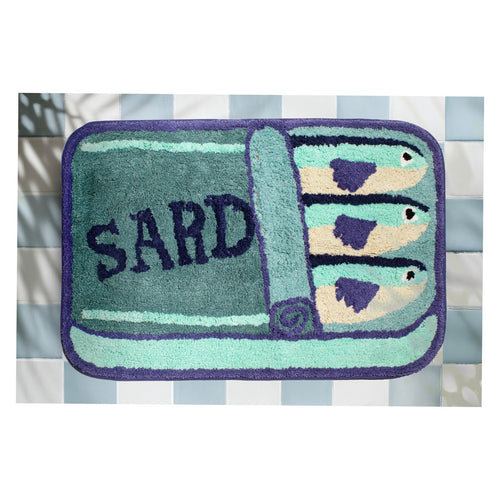 Sass & Belle Bath Mat - Tufted Sardine