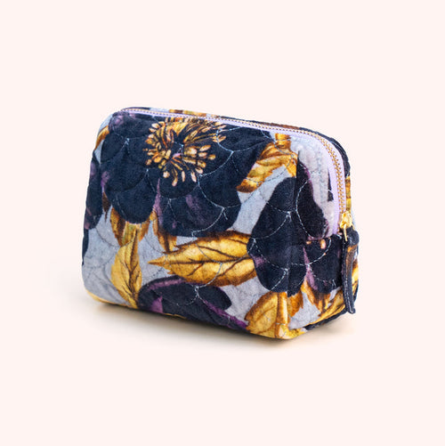 Powder Vanity Bag - Quilted Hellebore