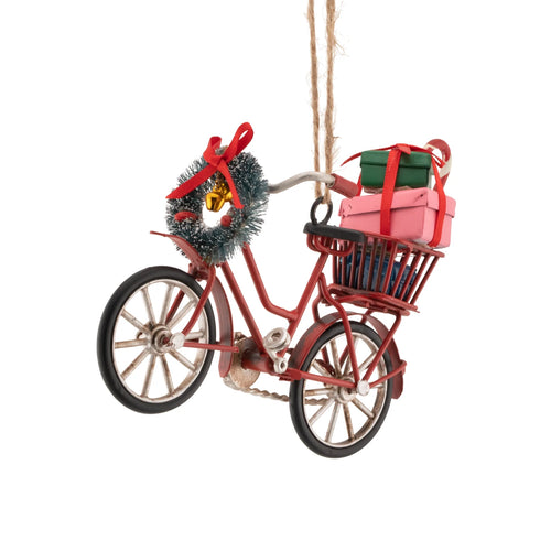 Sass & Belle Christmas Bauble - Vintage Metal Bicycle
