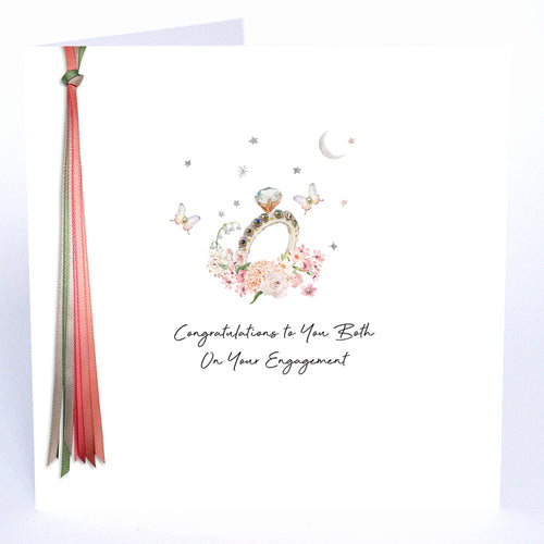 Luxury Extra Large Card - Congratulations to You Both on Your Engagement