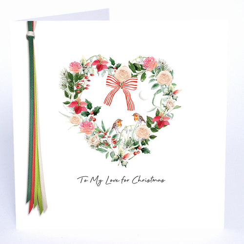 Luxury Extra Large Christmas Card - To My Love for Christmas