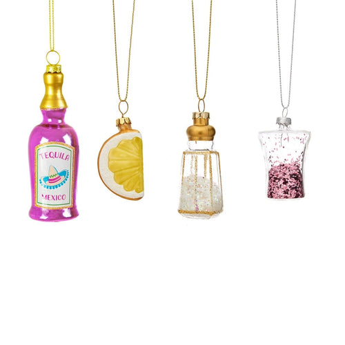 Sass & Belle Christmas Bauble - Set of 4 Tequila Cheer