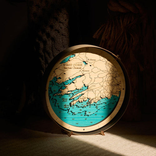 Outcrop Wooden 3D Map - West Cork