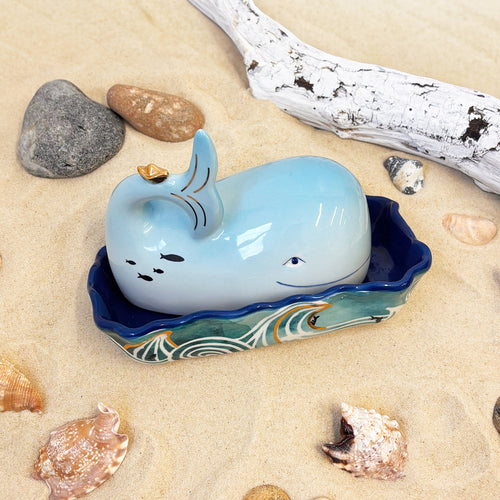 Disaster Designs Butter Dish - Whale