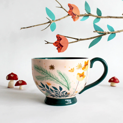 Disaster Designs Ceramics - Secret Garden Rabbit Cup