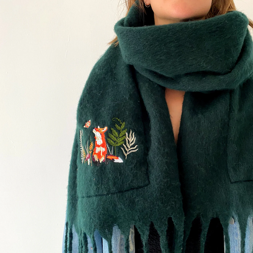 Disaster Designs Scarf - Secret Garden Fox