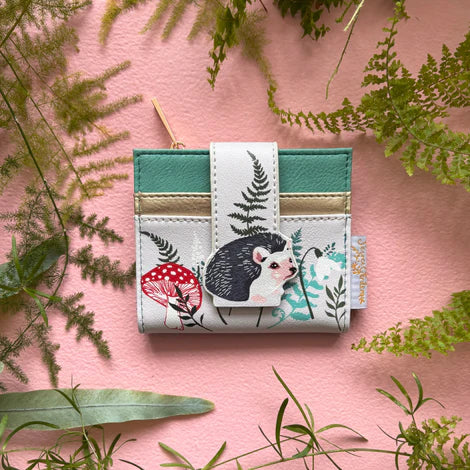 Disaster Designs Purse - Secret Garden Hedgehog Foldover