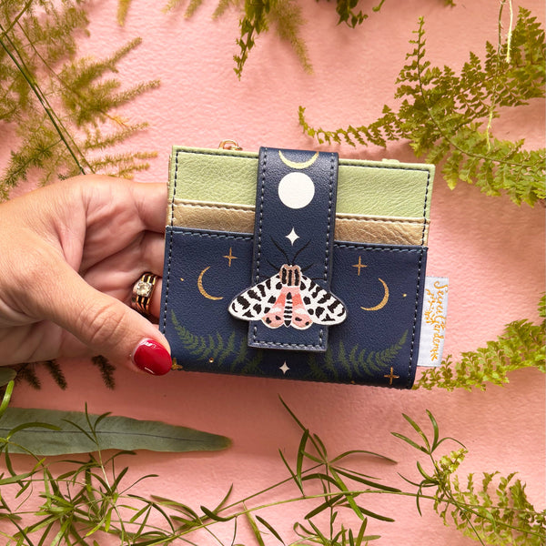 Disaster Designs Purse - Secret Garden Moth Foldover