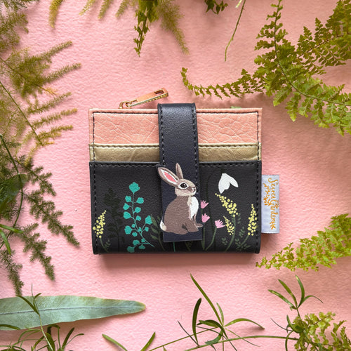 Disaster Designs Purse - Secret Garden Rabbit Foldover