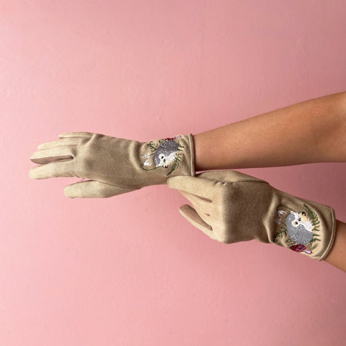 Disaster Designs Gloves - Secret Garden Hedgehog