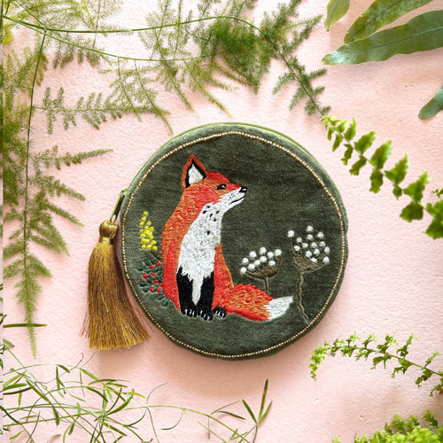 Disaster Designs Purse - Secret Garden Round Fox Purse