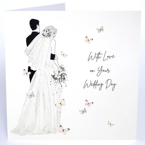 Luxury Extra Large Card - With Love on Your Wedding Day