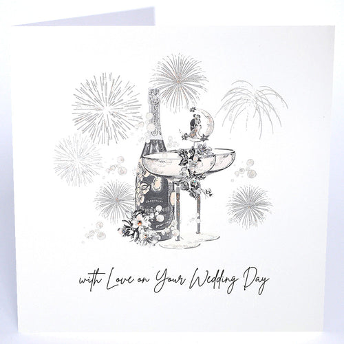 Luxury Extra Large Card - With Love on Your Wedding Day