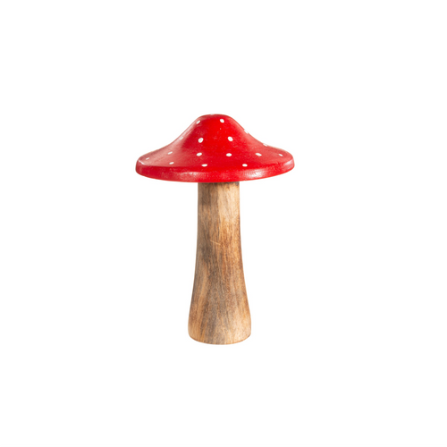 Sass & Belle Halloween - Red Woodland Mushroom Standing Decoration