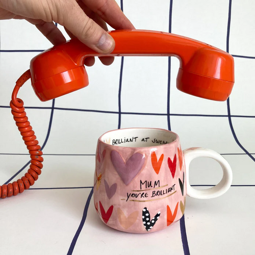 Disaster Designs Ceramics - Small Talk Mum You're Brilliant Cup