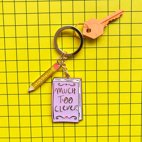 Disaster Designs Small Talk Keyring - Much Too Clever, For Anyone's Good