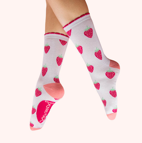 Powder Socks - Succulent Strawberries
