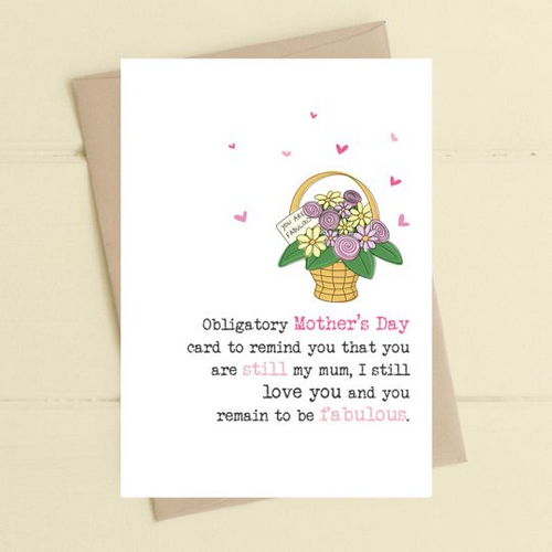 Dandelion Card - Obligatory Mother’s Day card