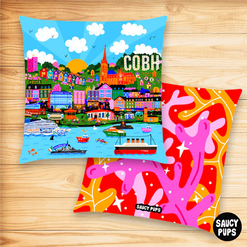Saucy Pups Cosy Cushion - Cobh