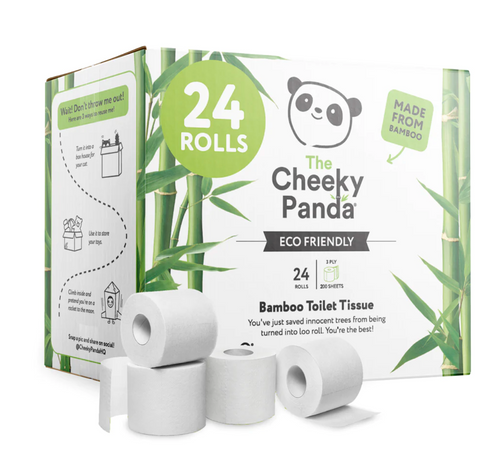 Cheeky Panda - Bamboo Unwrapped Toilet Rolls 24