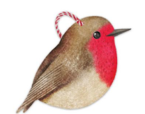 Glick Christmas Gift Tag - Robin