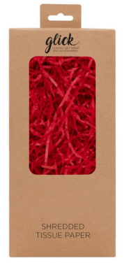 Glick Tissue Paper - Shredded Red