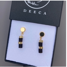 Deeca Jewellery - Disc Drop Studs