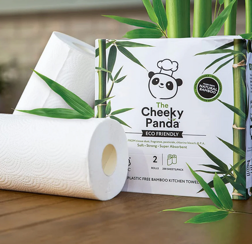 Cheeky Panda 2 Rolls Of Bamboo Kitchen Roll