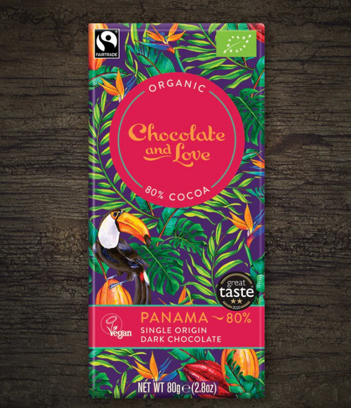 Chocolate & Love - PANAMA 80% - DARK CHOCOLATE SINGLE ORIGIN PANAMA