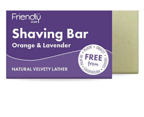 Friendly Soap - Orange & Lavender Shaving Bar