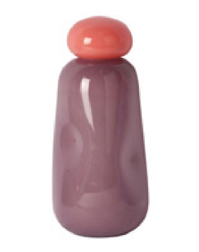 Present Time Interiors - Vase Dulce Glass Large Soft Purple