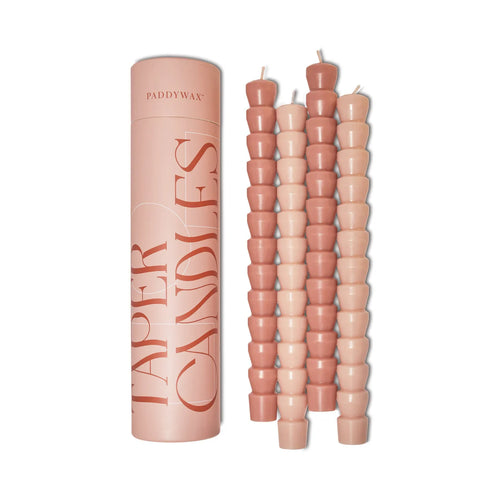 Paddywax Candles - Taper Candle Set of 4 - Pink & Blush
