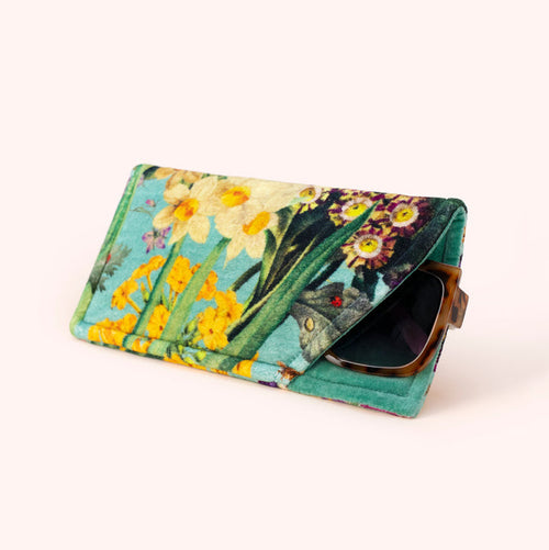 Powder Glasses Pouch - Spring Flora