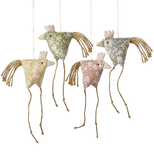 Heaven Sends Easter - Floral Print Hanging Chicken