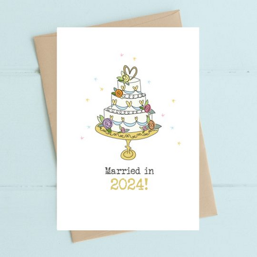 Dandelion Card - Married in 2024