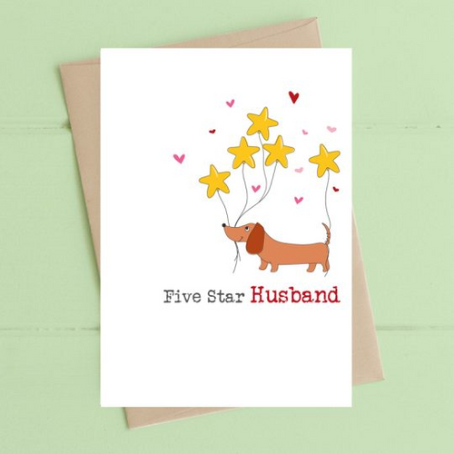 Dandelion Card - Five Star Husband