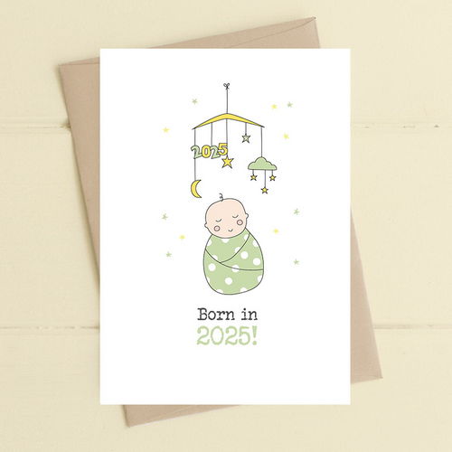 Dandelion Card - Born in 2025