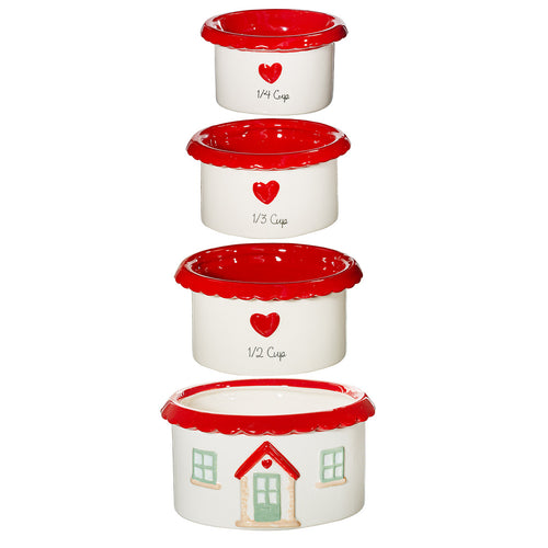 Sass & Belle Measuring Cups - House Shaped Measuring Cups