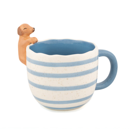Sass & Belle Mug - Peeking Sausage Dog
