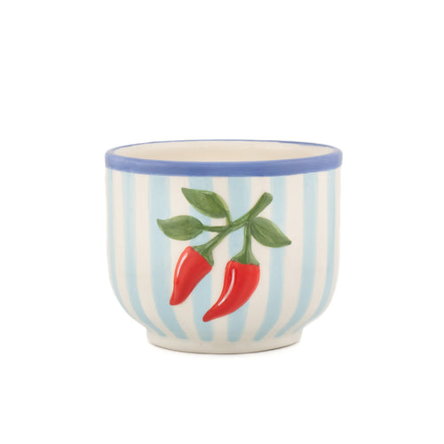 Sass & Belle Planter - Handpainted Chilli Pepper