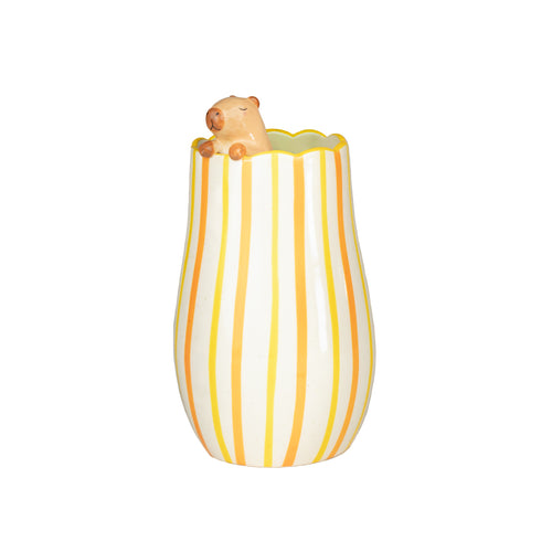 Sass & Belle Vase - Peeking Capybara
