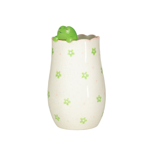 Sass & Belle Vase - Peeking Frog